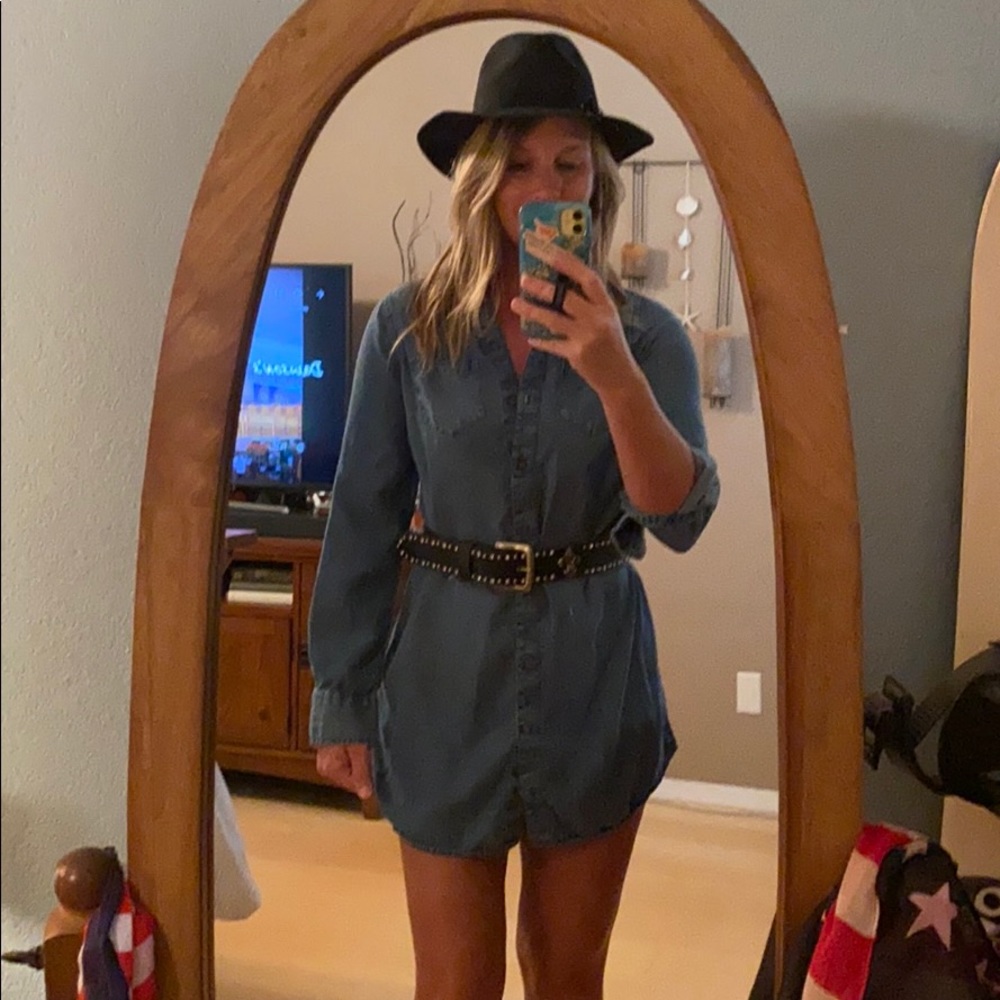 Denim Shirt Dress